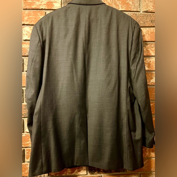 Ralph Lauren RRL 100% Wool Gray Pinstriped Suit 48R - Picture 7 of 15